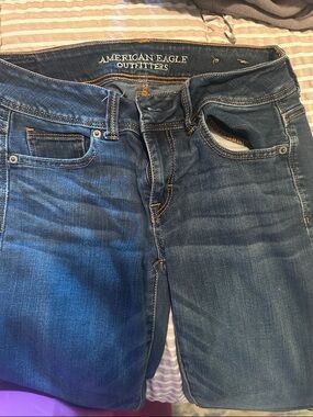 American Eagle Outfitters Dark Blue  Jeans